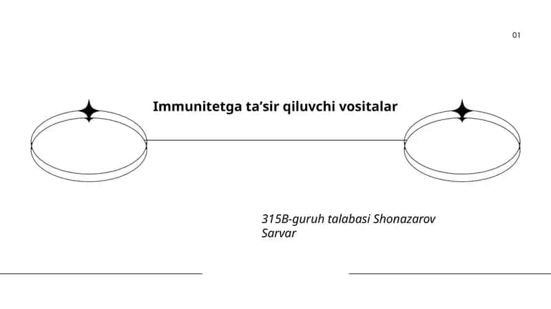 Immunitetga ta'sir qiluvchi vositalar