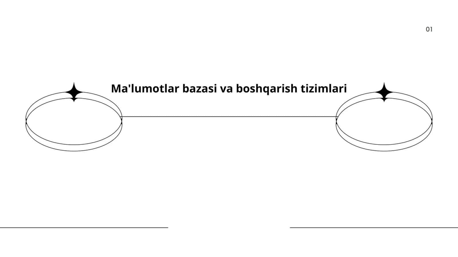 Ma'lumotlar bazasi va boshqarish tizimlari