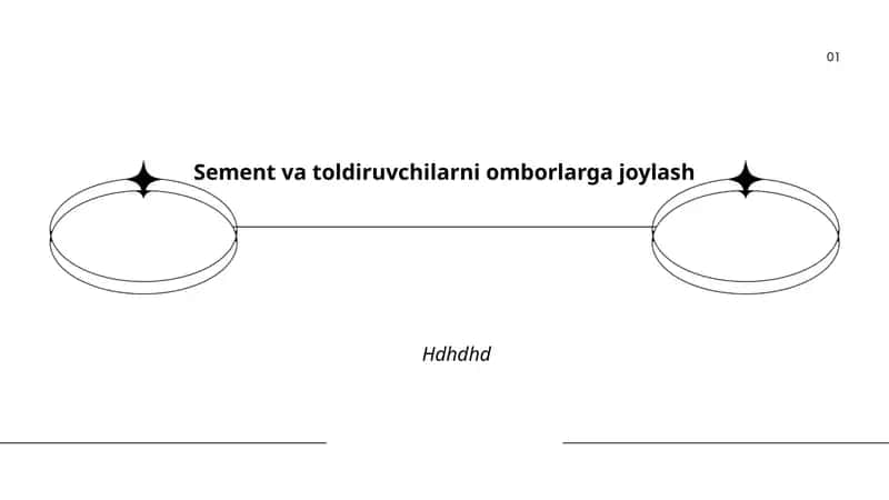 Sement va toldiruvchilarni omborlarga joylash