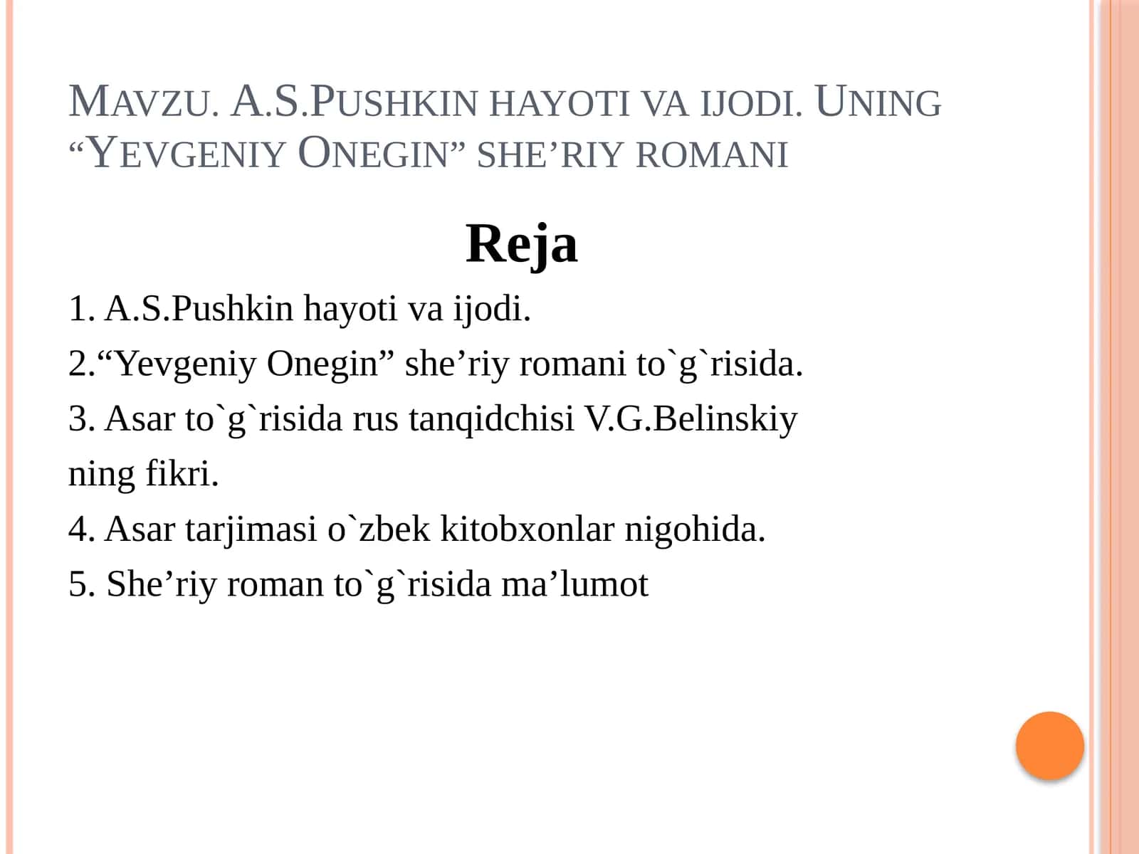 Asar - Yevgeniy Onegin