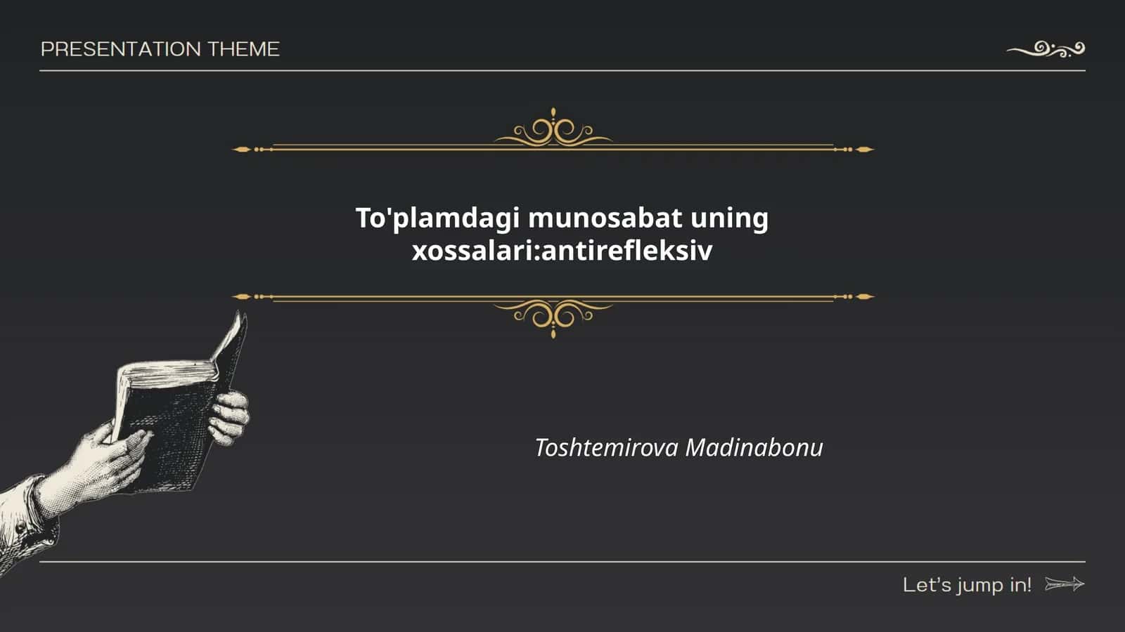 Munosabatlar nazariyasi