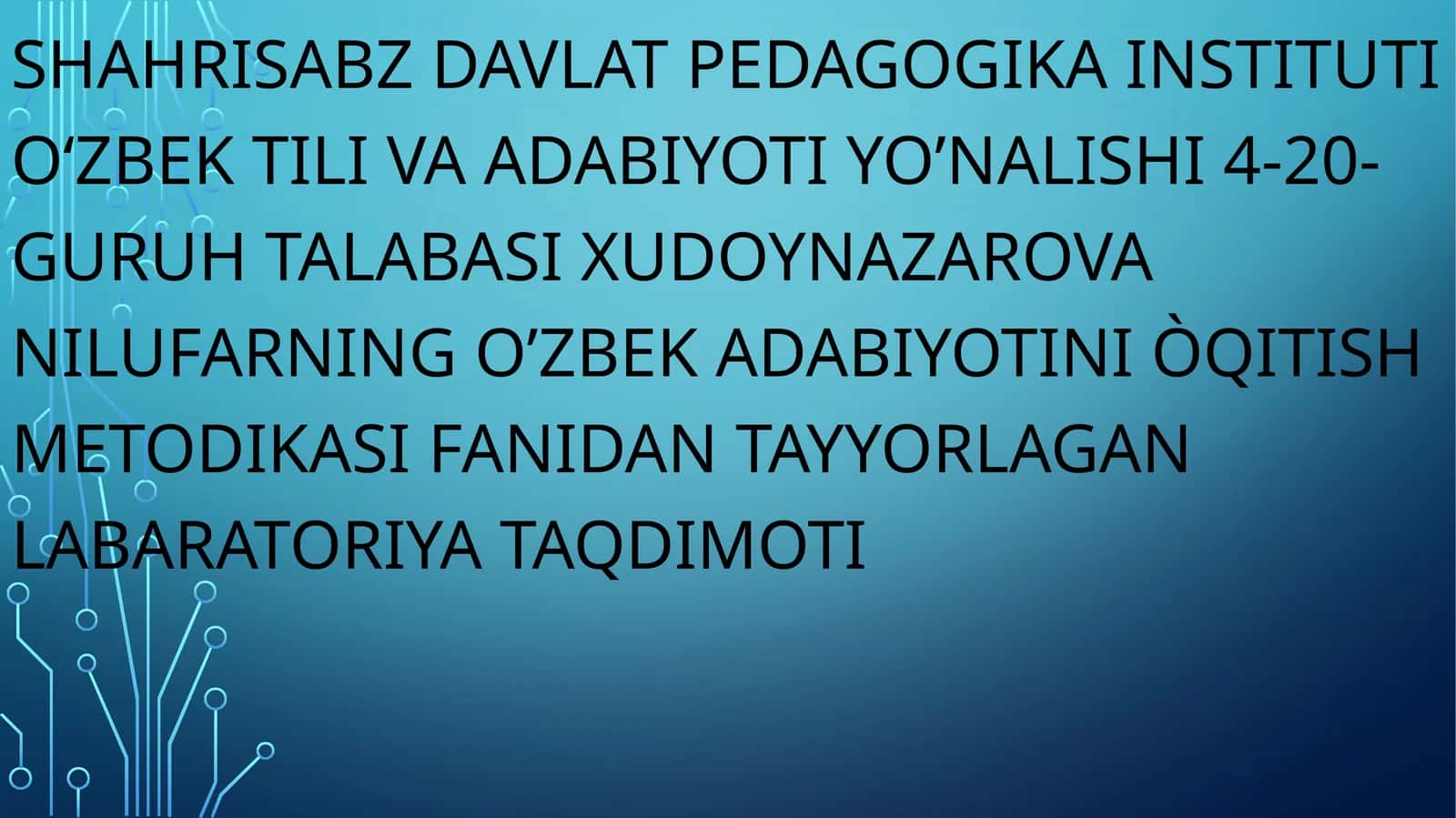 Nido dostoni