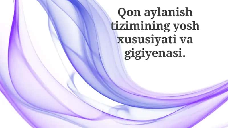 Qon aylanish tizimi kasalliklarining oldini olish