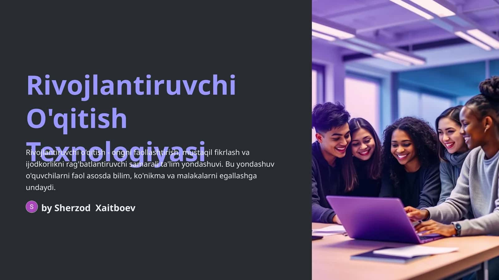 Rivojlantiruvchi O'qitish Texnologiyasi