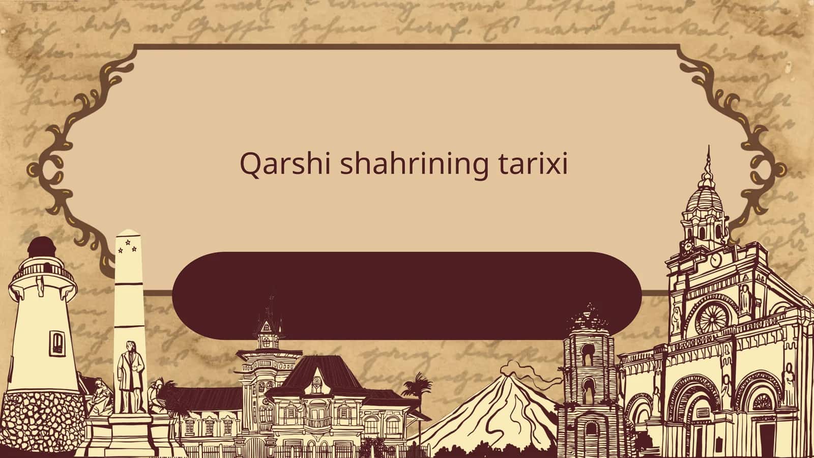 Qarshi shahrining tarixi