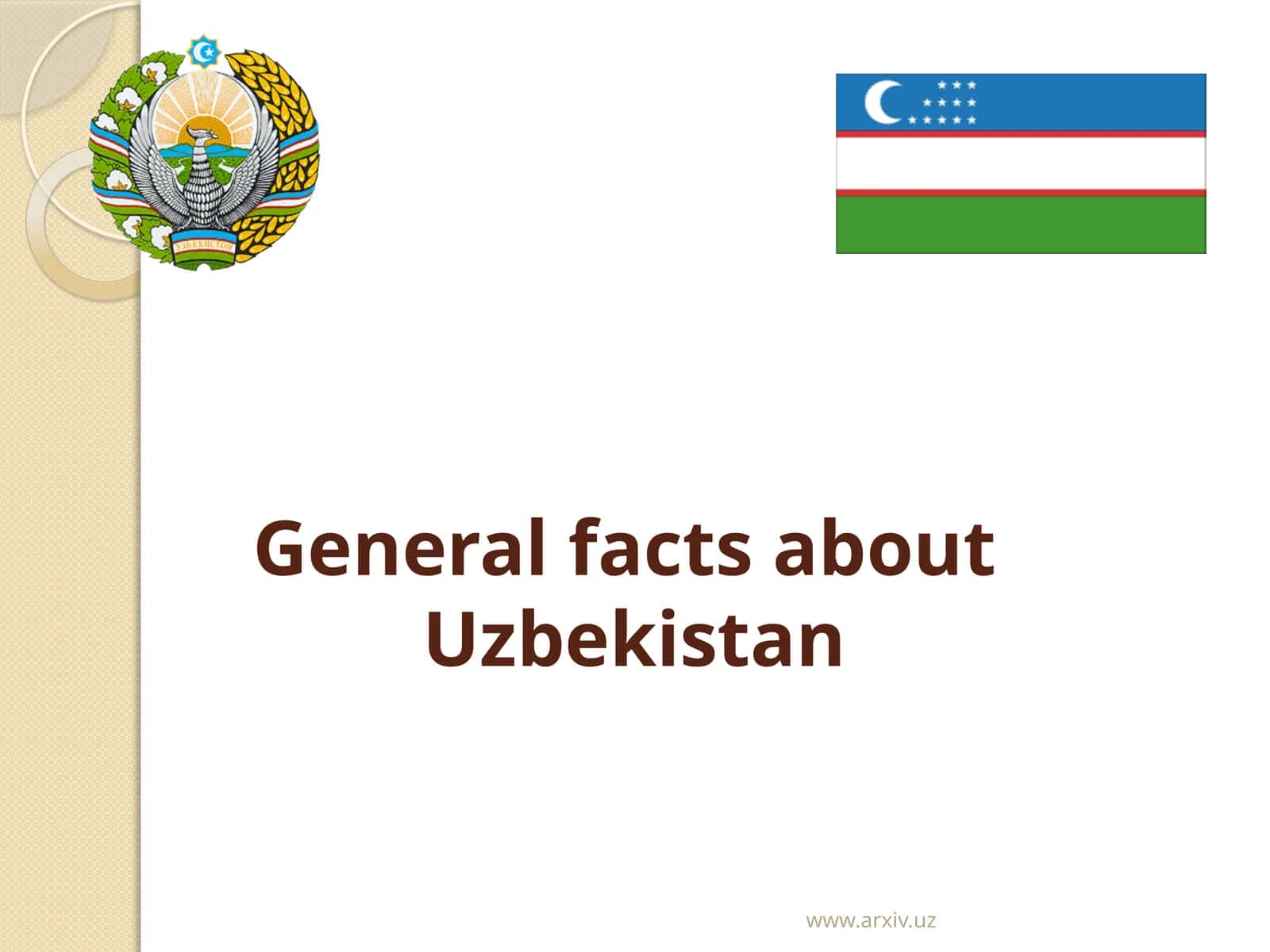 General facts about Uzbekistan