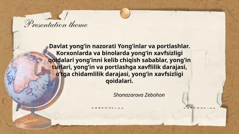 Davlat yong’in nazorati Yong’inlar va portlashlar