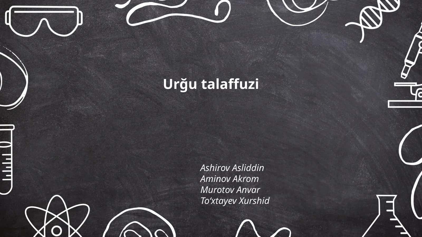Urğu talaffuzi