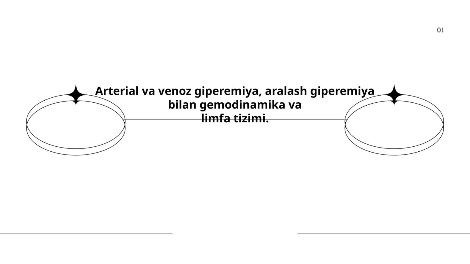 Arterial va venoz giperemiya, aralash giperemiya bilan gemodinamika va limfa tizimi