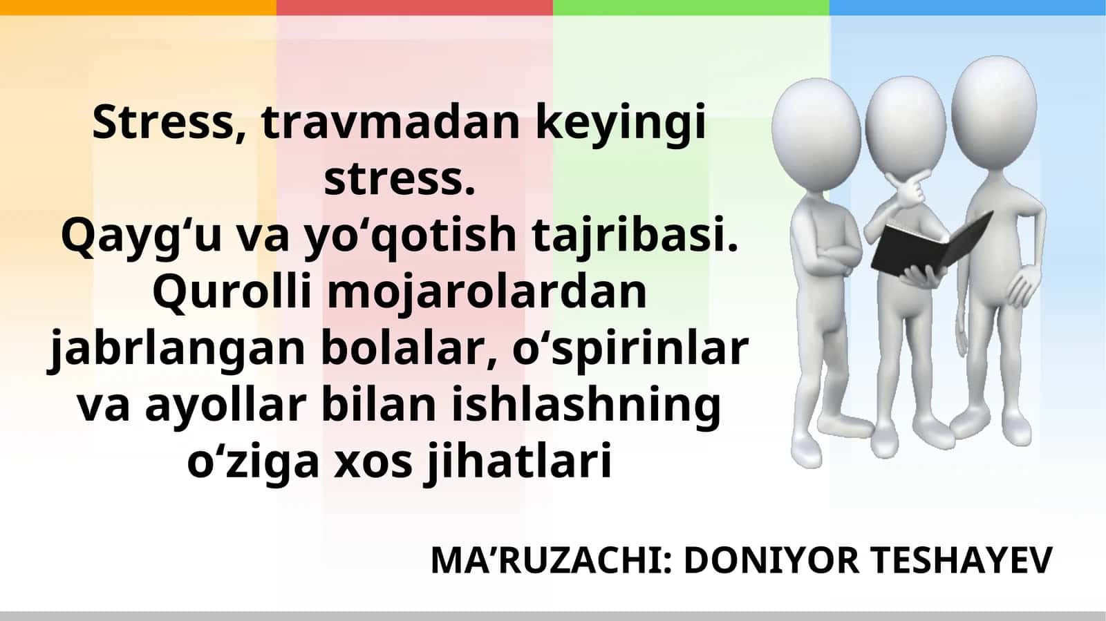 Stress, travmadan keyingi stress