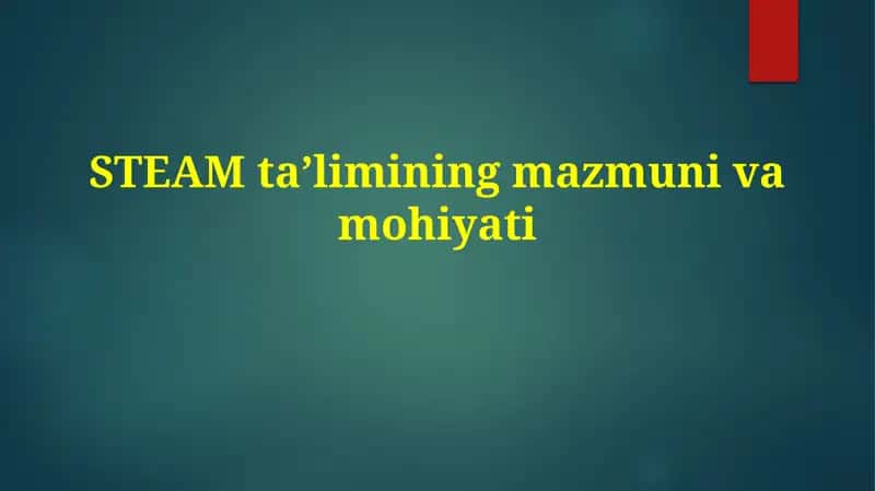 STEAM ta’limi