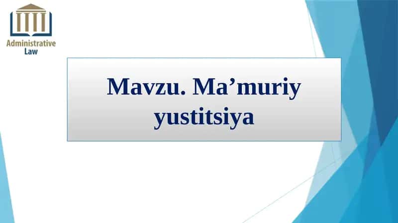 Ma’muriyyustitsiya