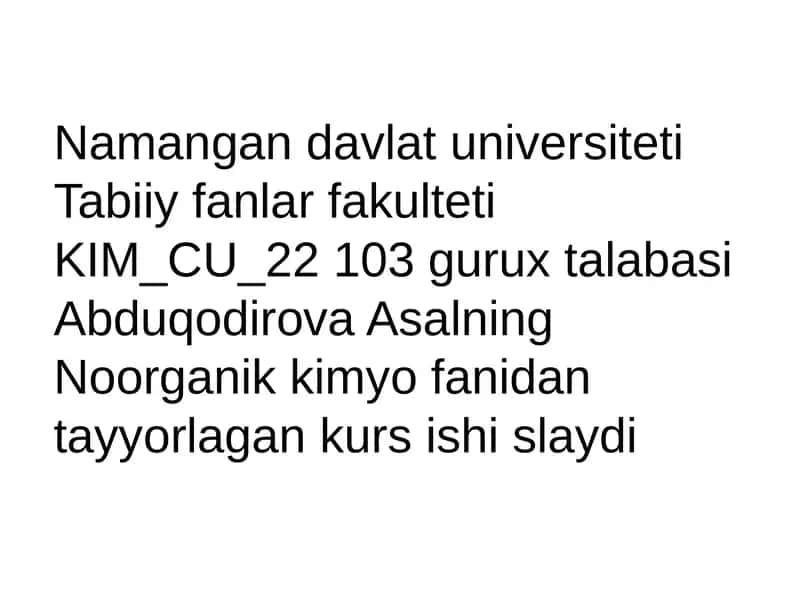 IV-guru elementlari haqida umumiy malumot