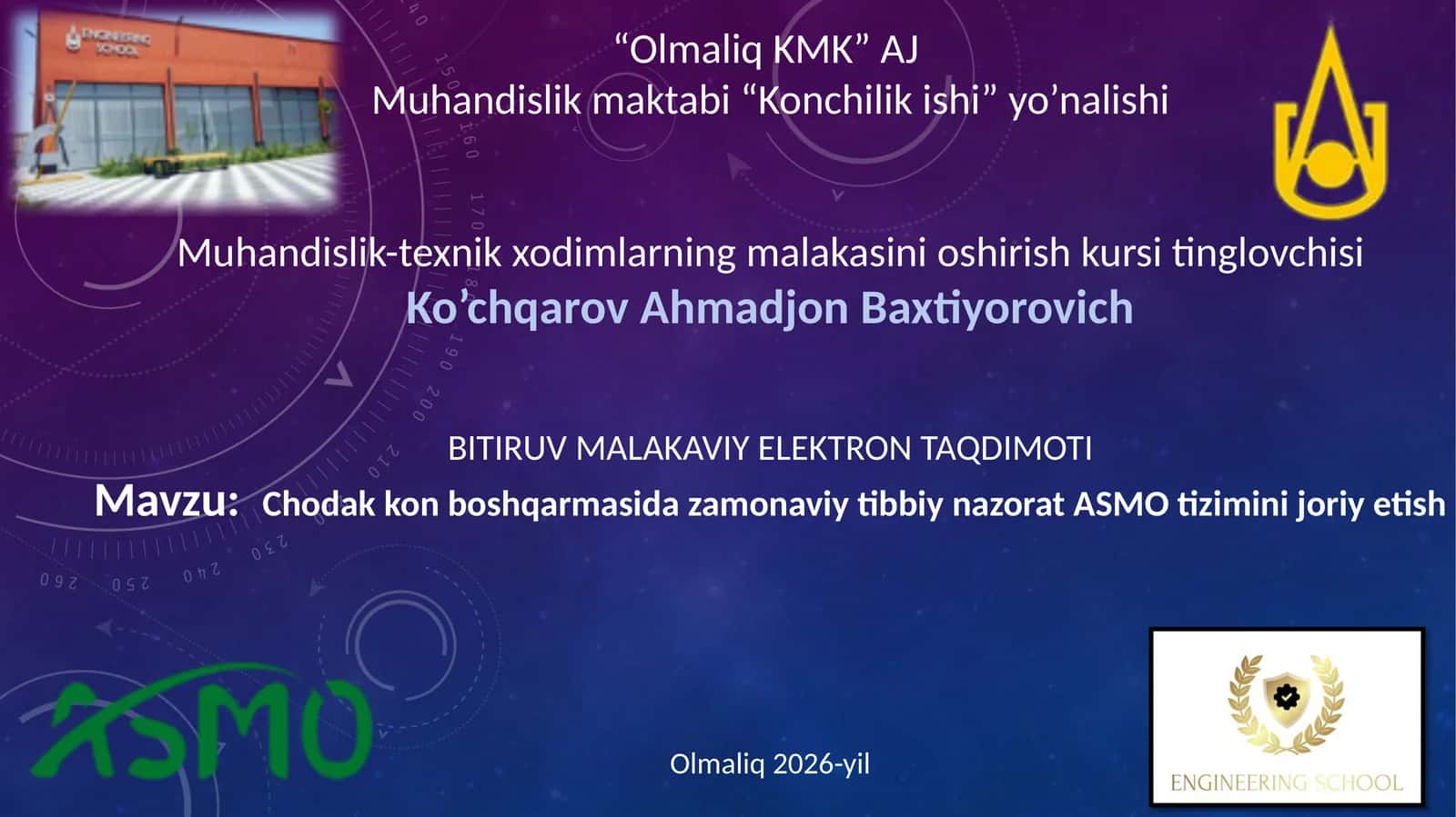 BITIRUV MALAKAVIY ELEKTRON TAQDIMOTI