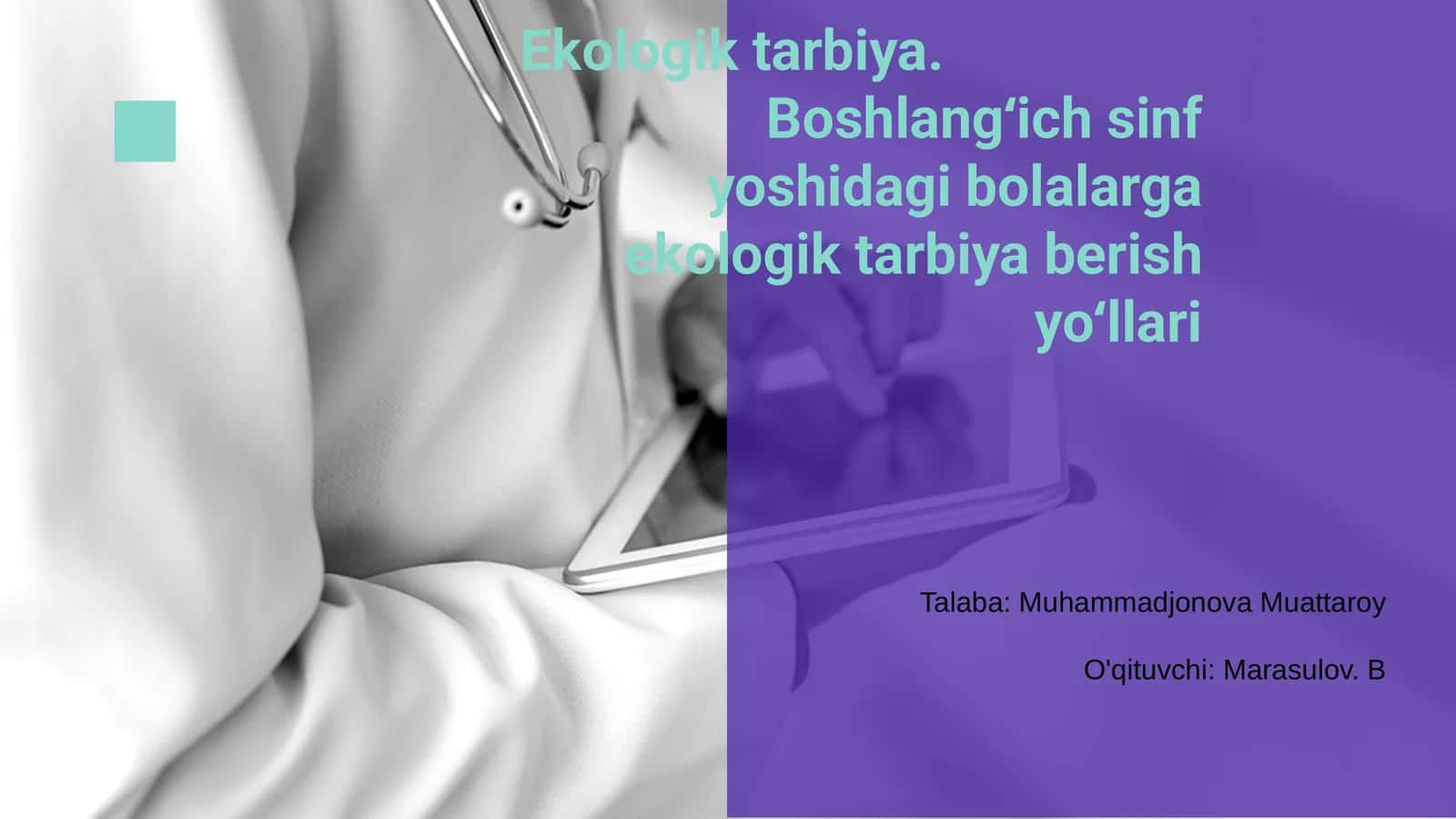 Ekologik tarbiya