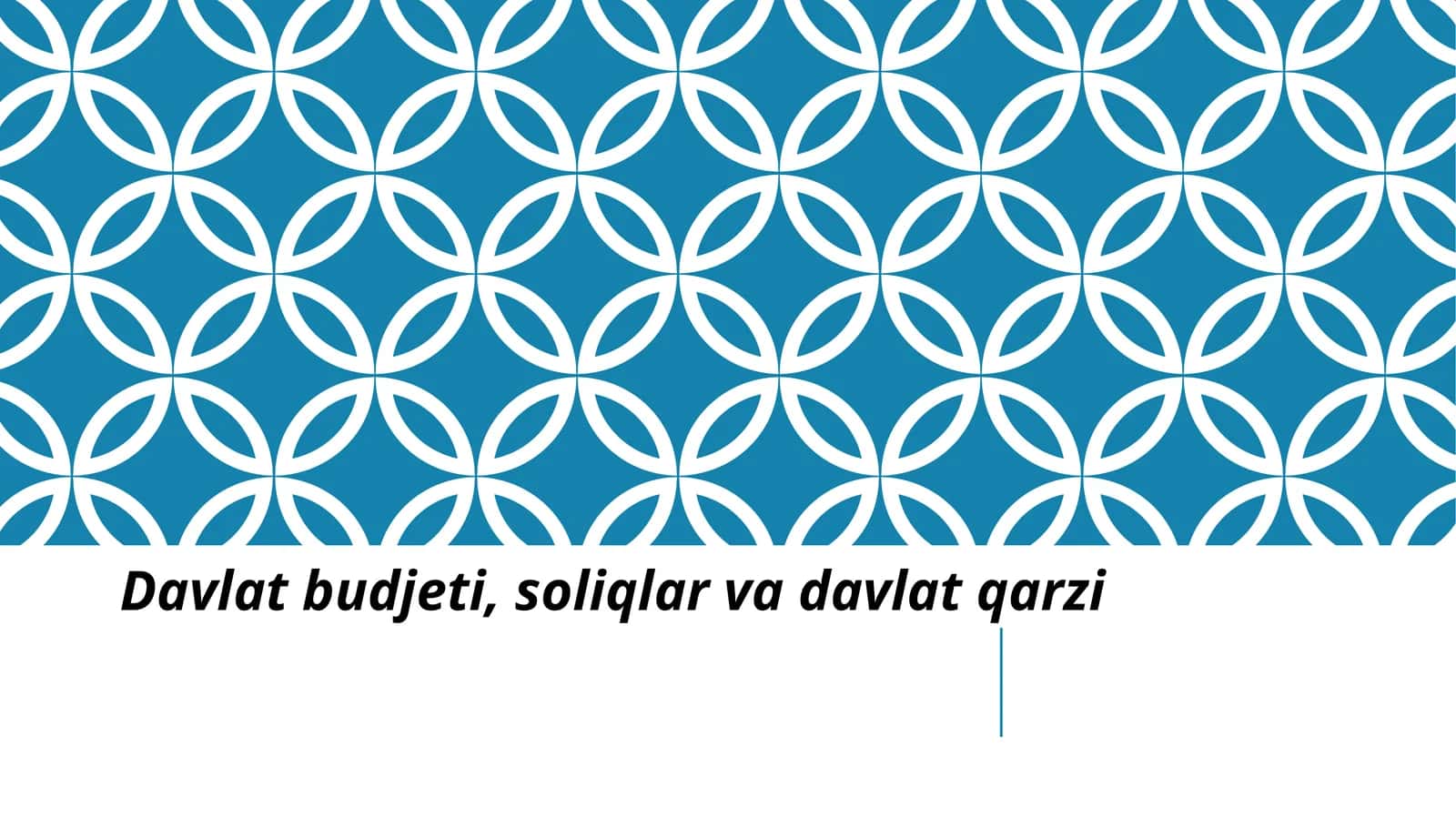 Davlat budjeti, soliqlar va davlat qarzi