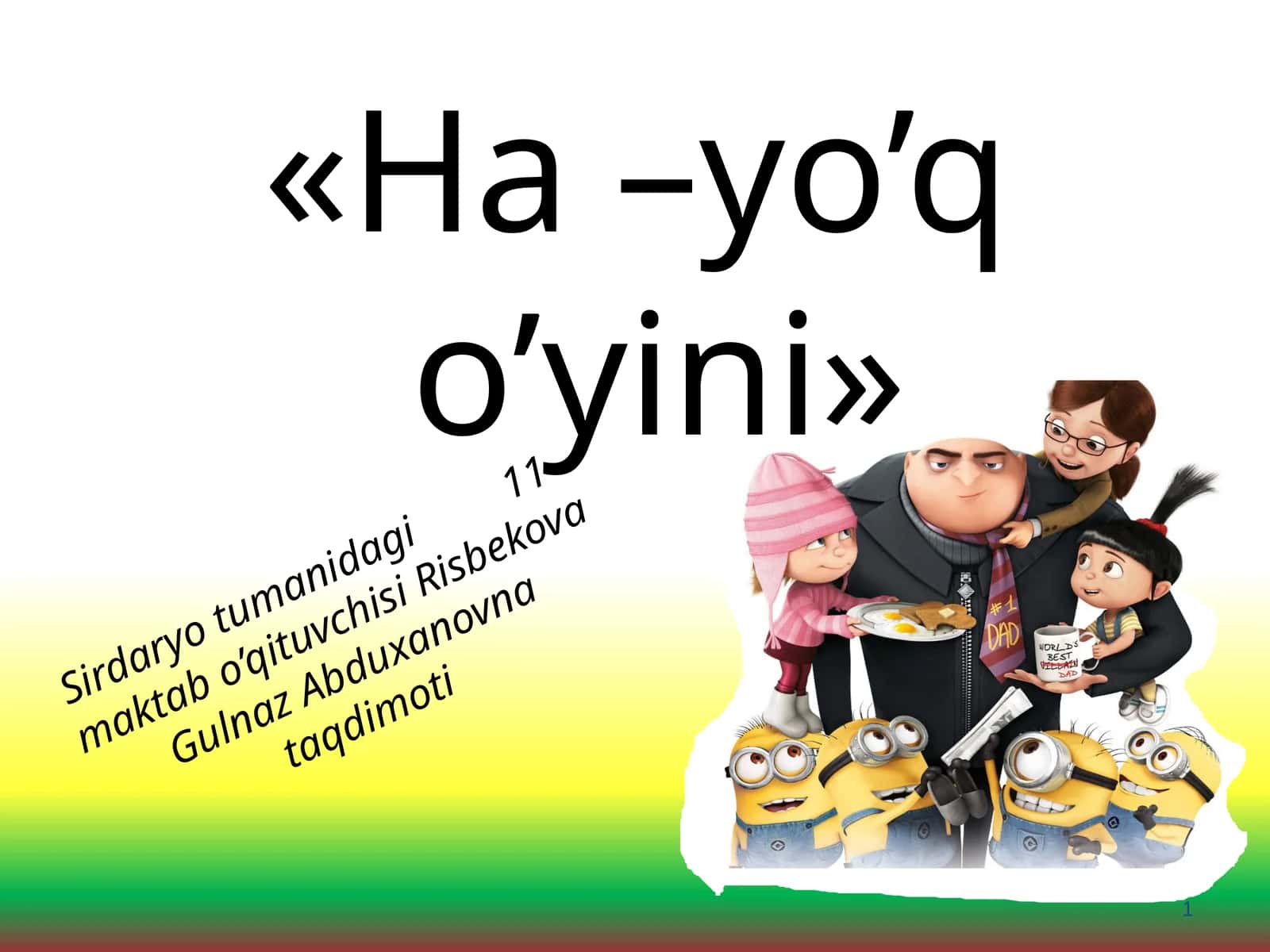 Boshlang'ich sinflar Matematika fanidan dars ishlanma. O'rganilgan materialni mustahkamlash