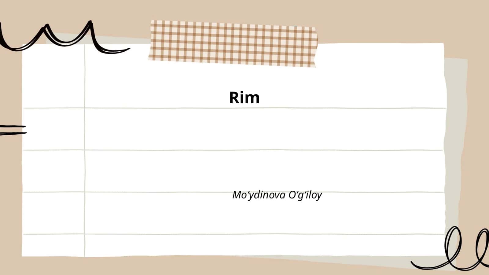 Rim shahri va uning tarixi