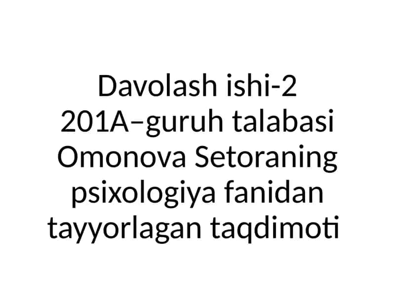 Ta'lim oluvchilarga psixologik tasir etish yo'llari ishlar maktab dasturlari bilan bog'liq metodik ishlanma