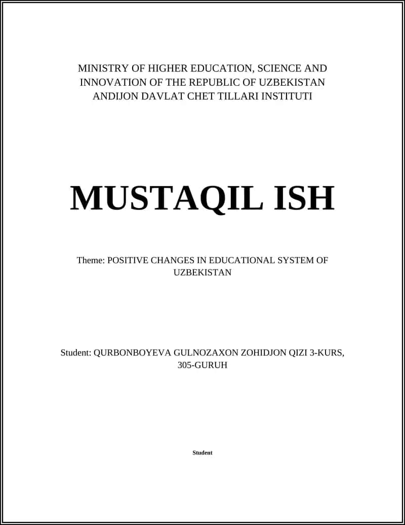 Curriculum Modernization