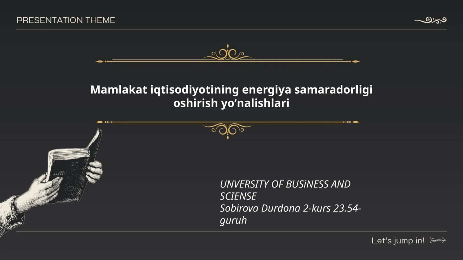 Mamlakat iqtisodiyotining energiya samaradorligi oshirish yoʻnalishlari