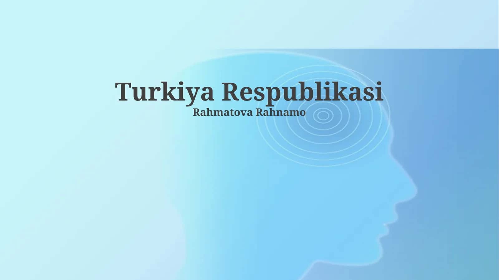 Turkiya Respublikasi