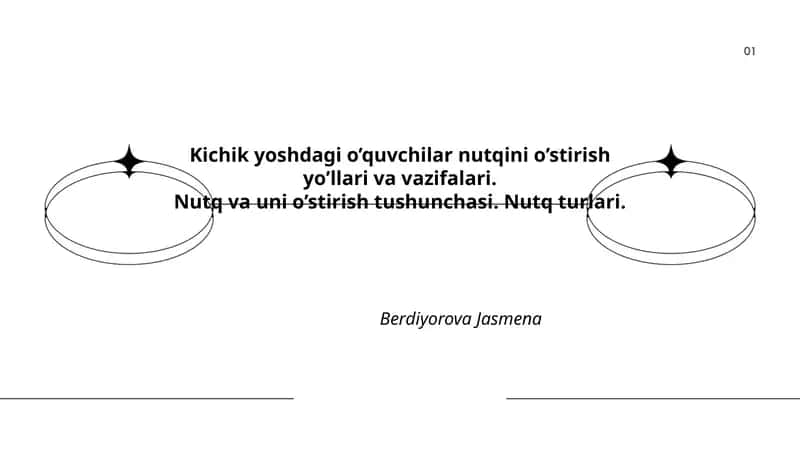 Kichik yoshdagi o’quvchilar nutqini o’stirishyo’llari va vazifalari