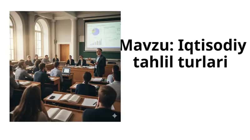 Iqtisodiy tahlil turlari