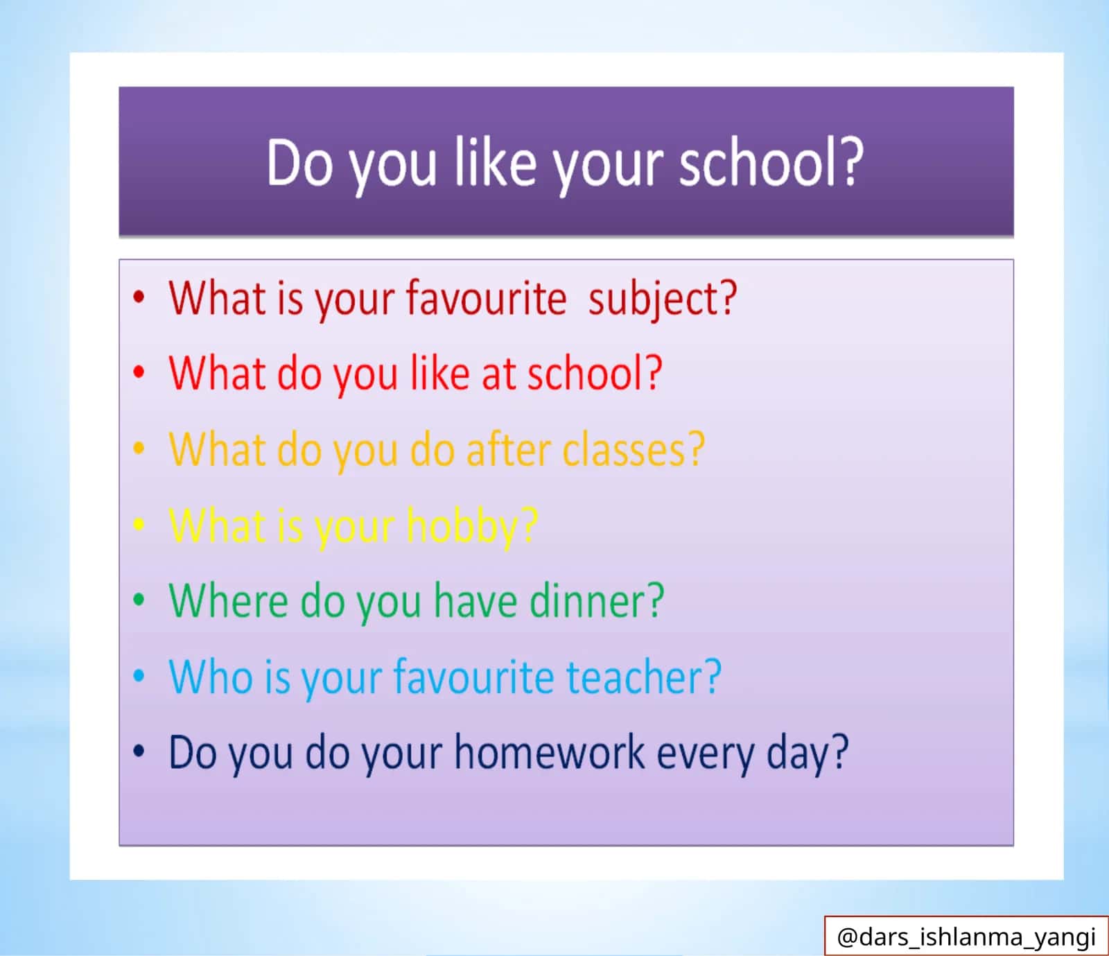 Myfavouritesubject is English, math’s, botany etc