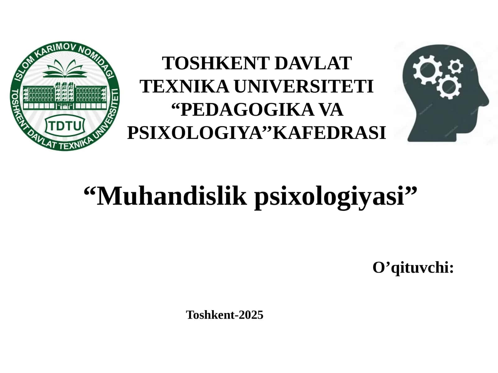Muhandislik psixologiyasi
