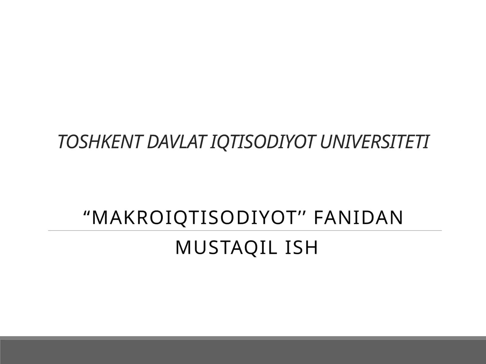 Makroiqtisodiyot Buyuk Britaniya