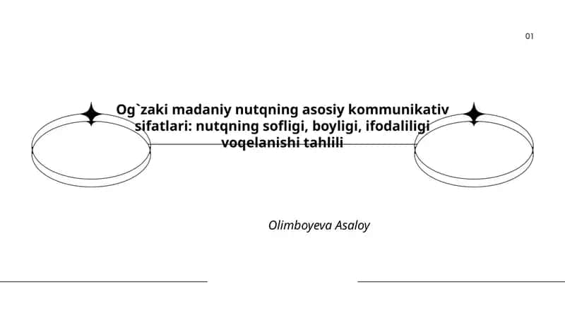 Og`zaki madaniy nutqning asosiy kommunikativ sifatlari