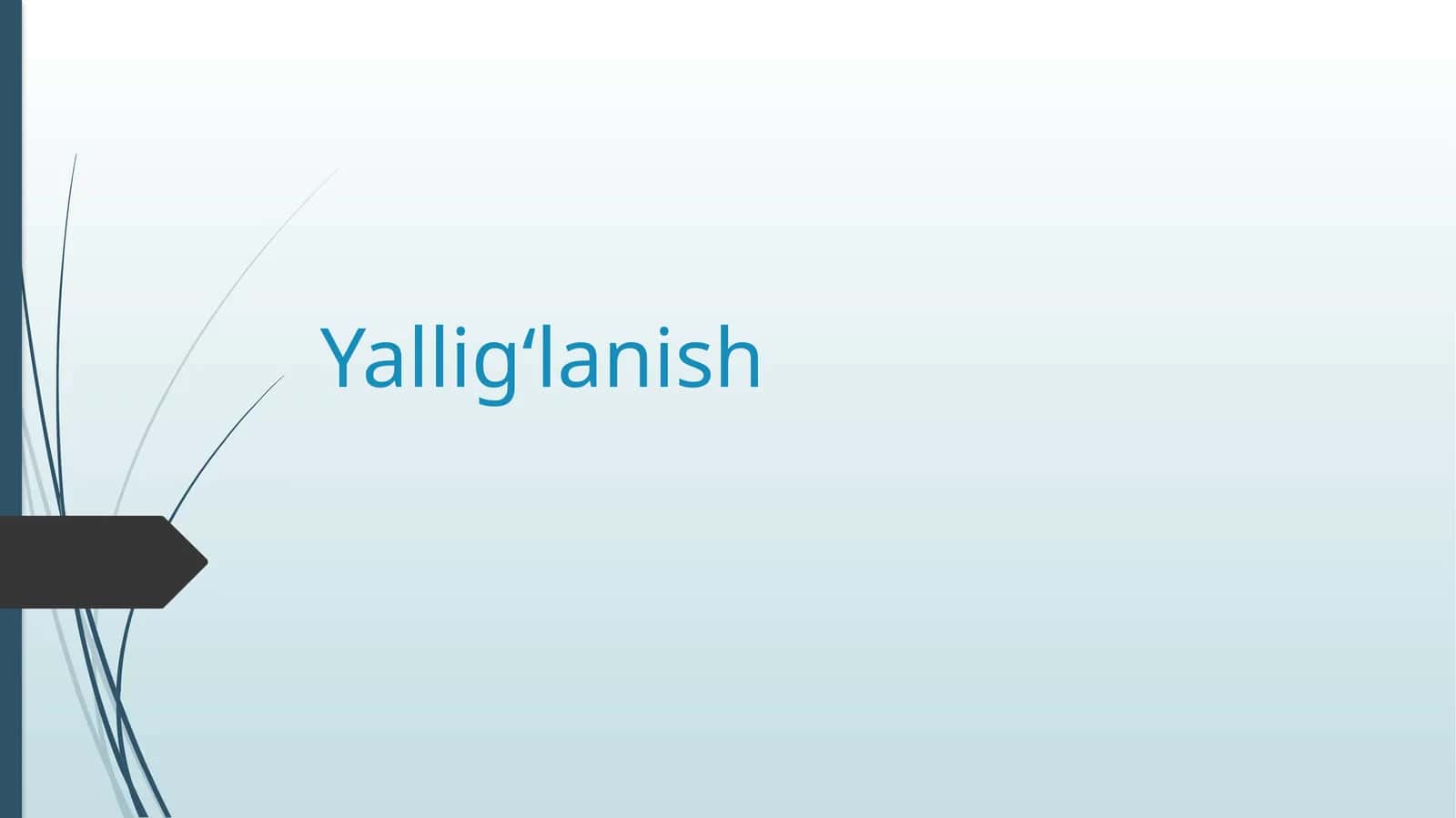 Yallig‘lanish