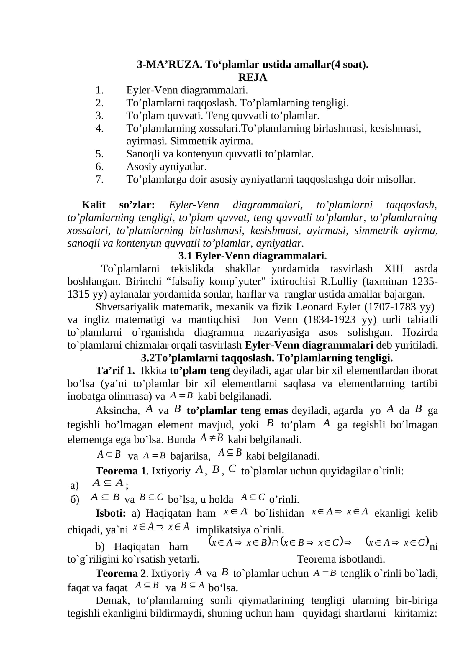 Eyler-Venn diagrammalari