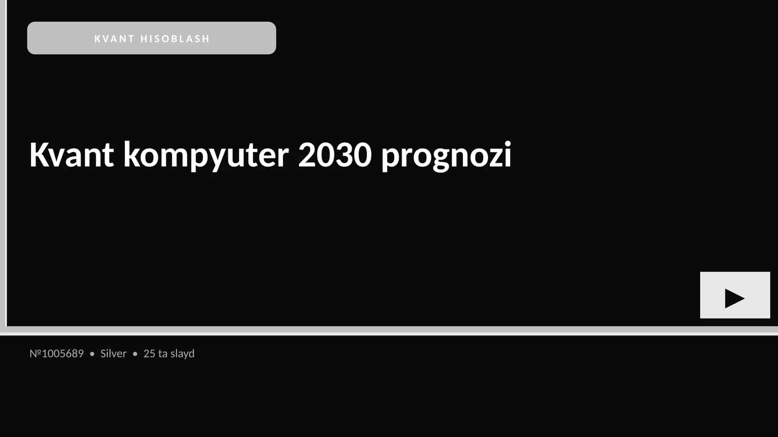 Kvant kompyuter 2030 prognozi