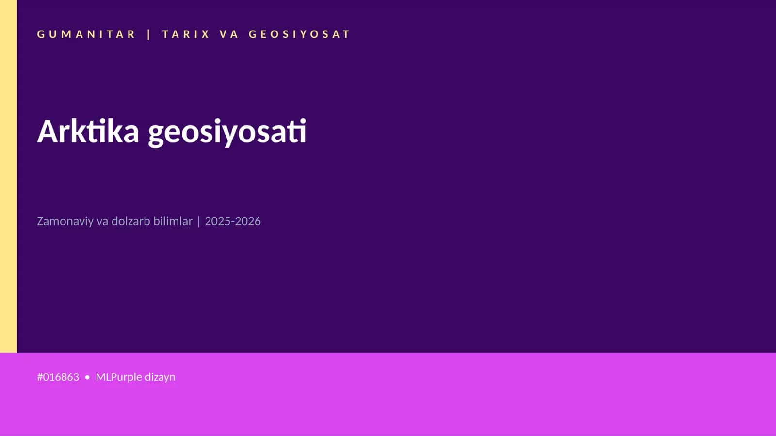 Arktika geosiyosati