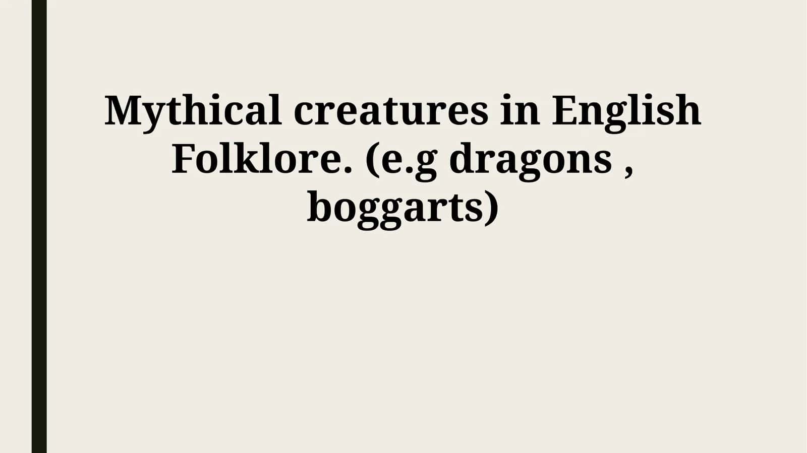 Folklore: Pixies