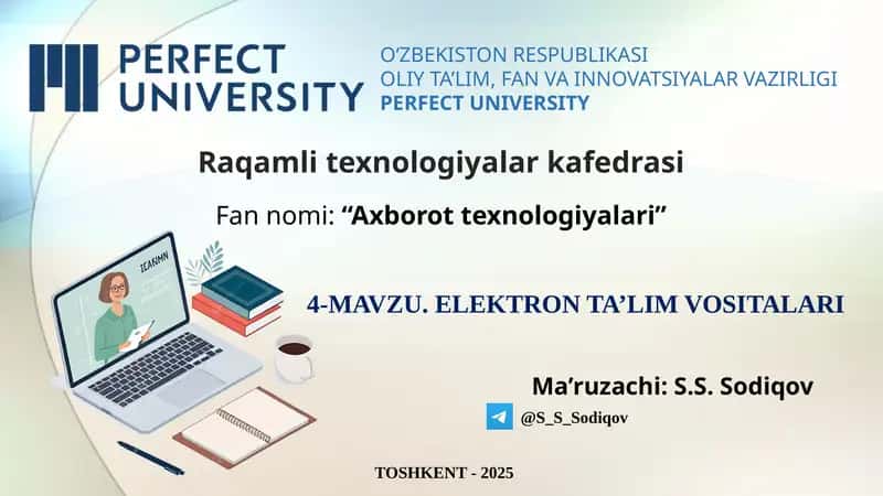 ELEKTRON TA’LIM VOSITALARI
