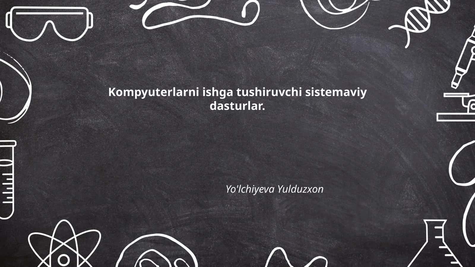 Operatsion tizimlar tarixi