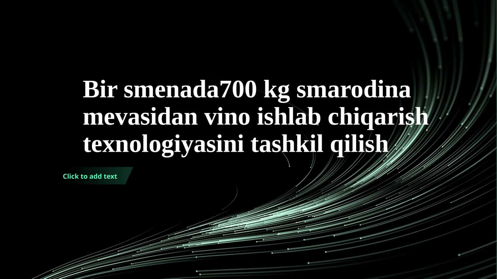 Smorodina Vino ishlab chiqarish texnologiyasi