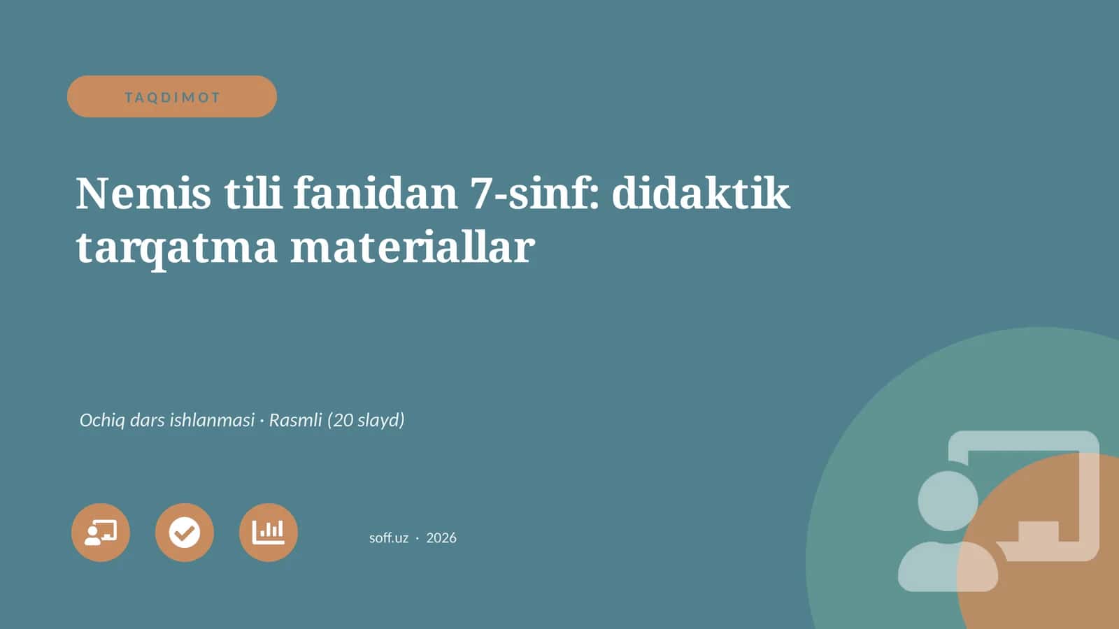 Nemis tili fanidan 7-sinf: didaktik tarqatma materiallar