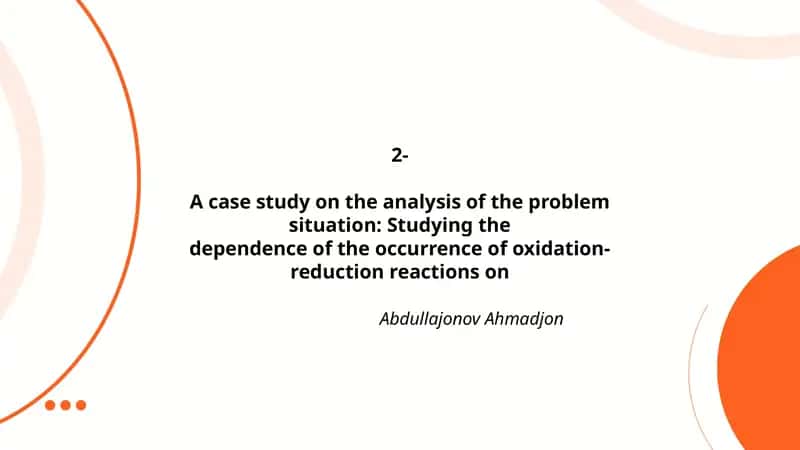 Introduction to Oxidation-Reduction Reactions