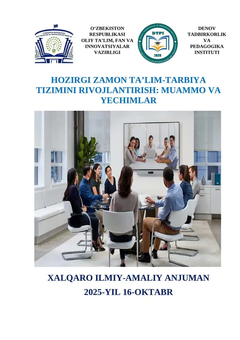 XALQARO ILMIY-AMALIY KONFERENSIYASI