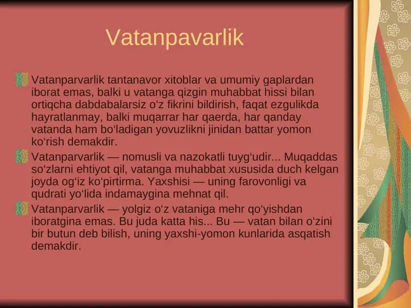 Vatanparvarlik