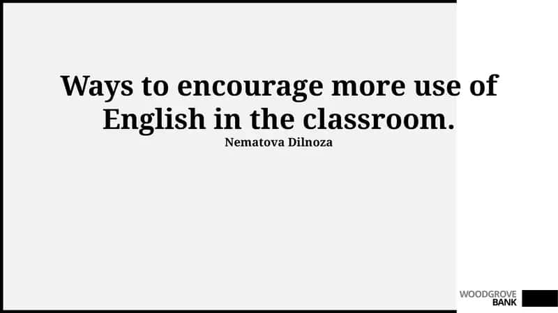 Why English Immersion Matters