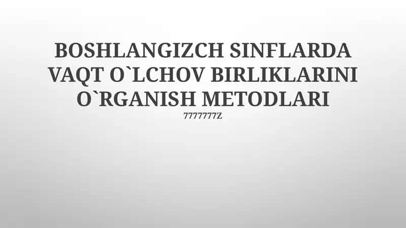 Vaqtni Aytish Ilovalari