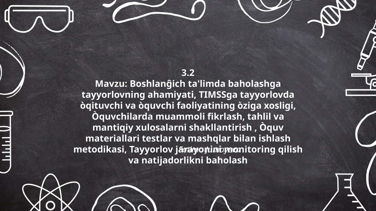 Boshlanĝich ta'limda baholashga tayyorlovning ahamiyati