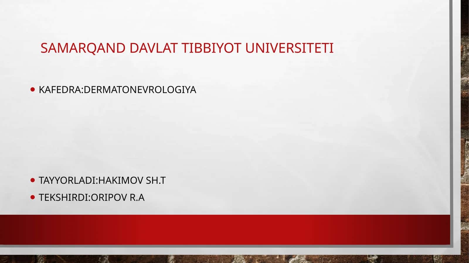 Dermatonevrologiya