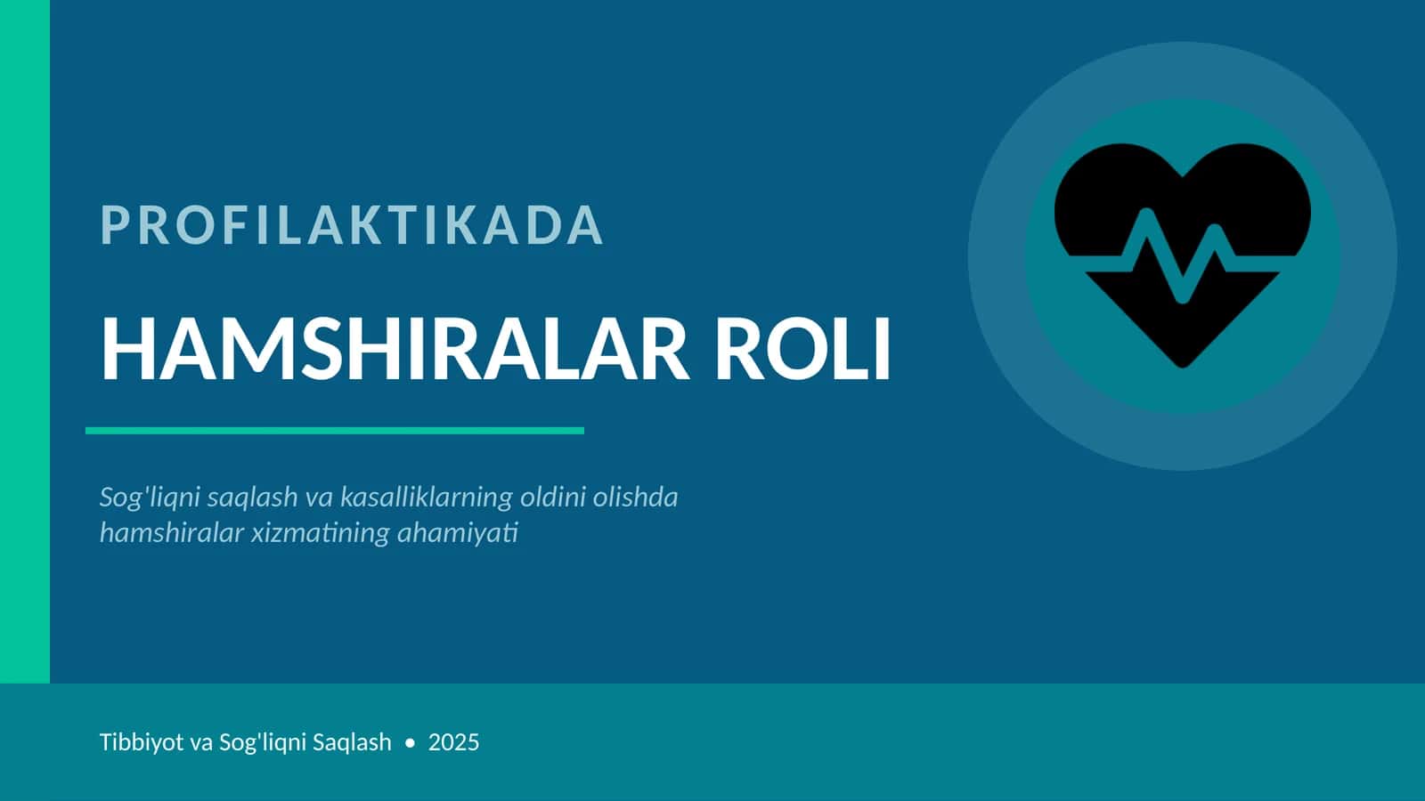 Profilaktikada hamshiralar roli