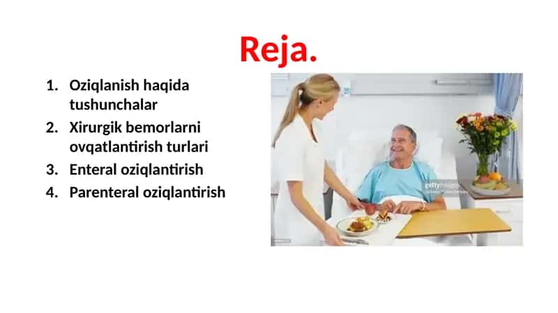 Oziqlanish haqida tushunchalar